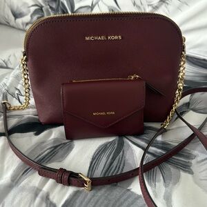 Michael Kors bag and matching wallet